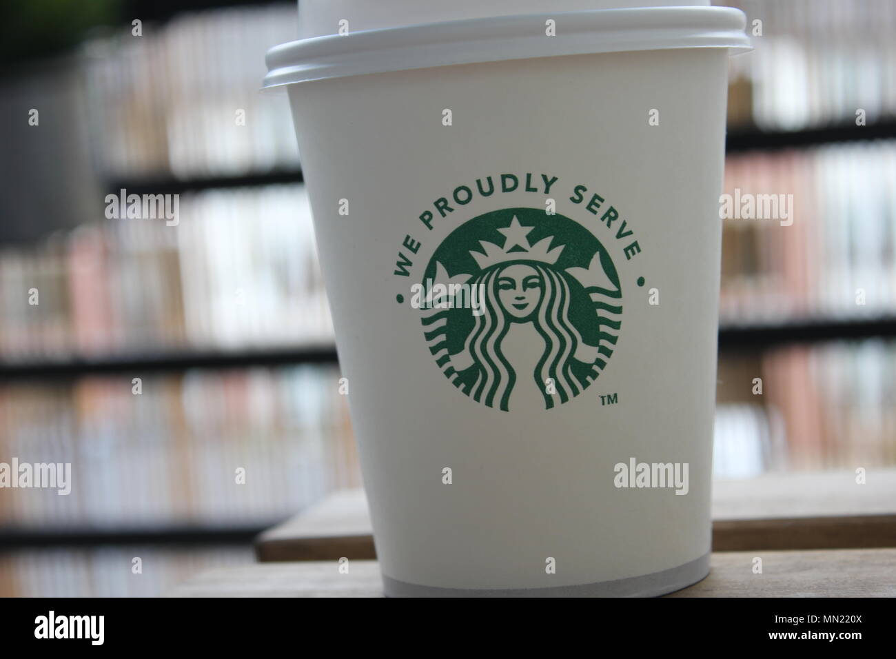 Starbucks Kaffee Tasse Stockfoto
