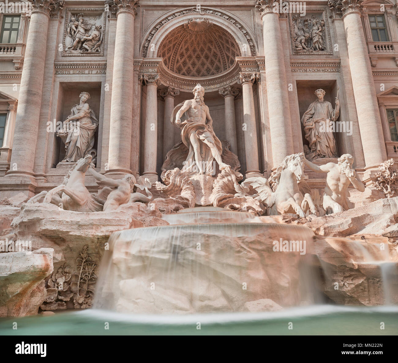 Rom, Trevi-Brunnen. Italien. Stockfoto
