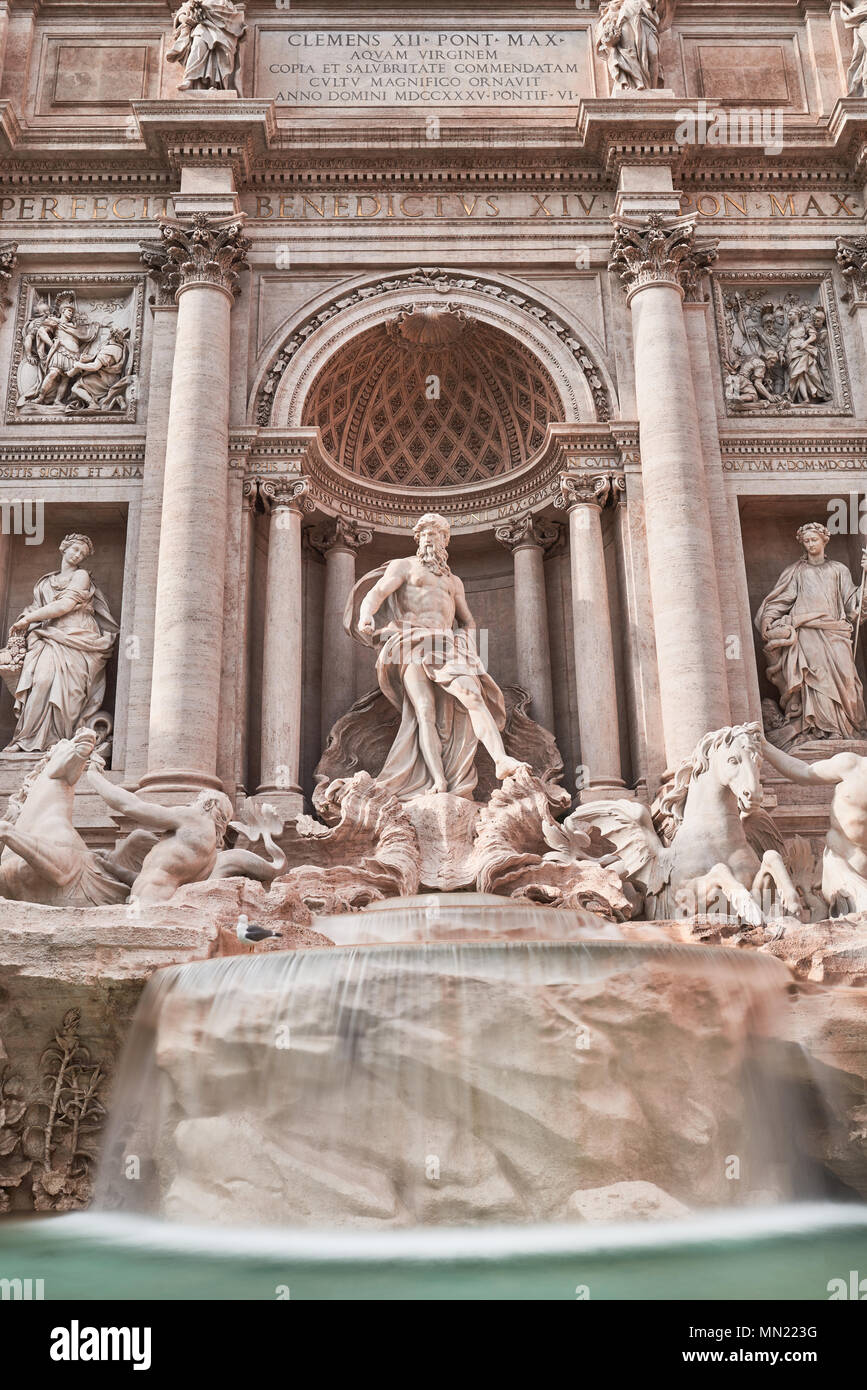 Rom, Trevi-Brunnen. Italien. Stockfoto