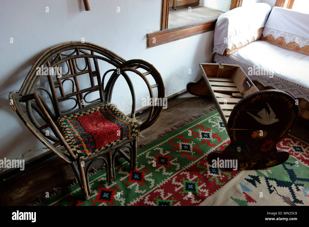 Das ethnographische Museum, Gjirokastra (gjirokaster), Albanien Stockfoto