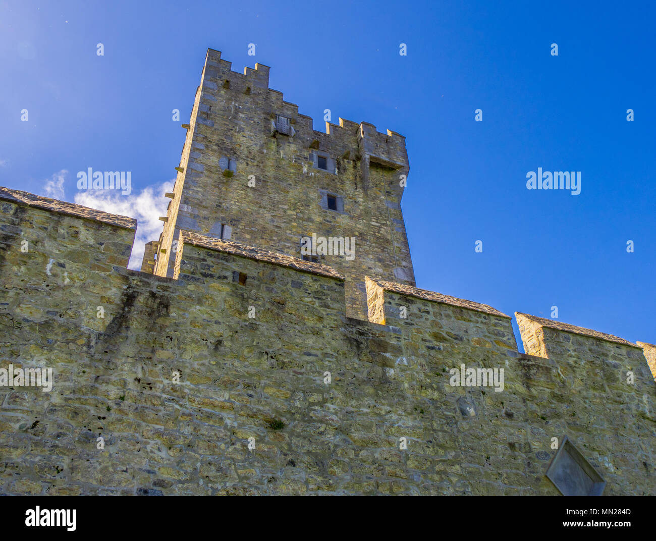 Ross Castle in Killarney - ein Wahrzeichen Stockfoto