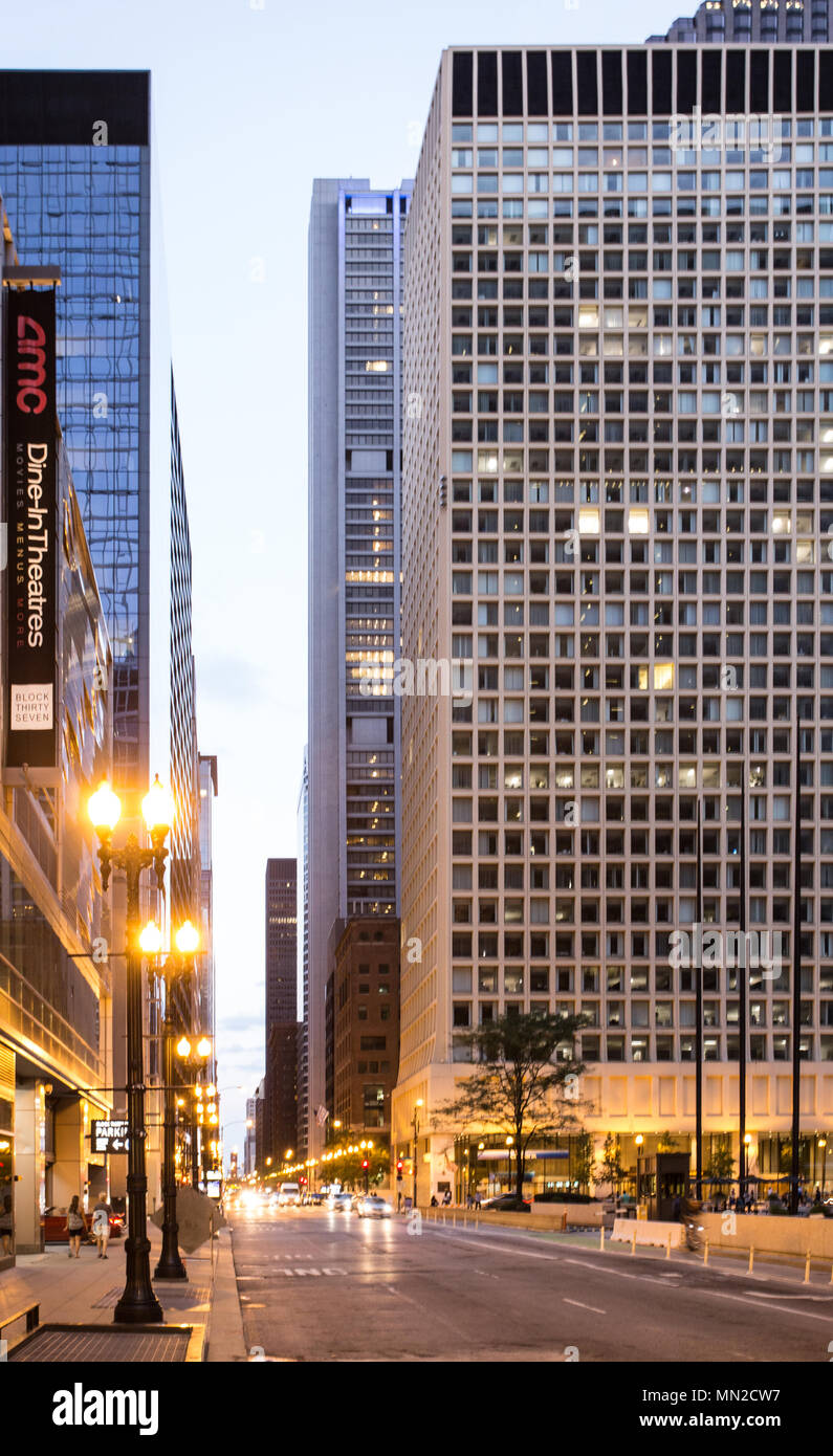 Innenstadt, Chicago, Illinois, USA Stockfoto