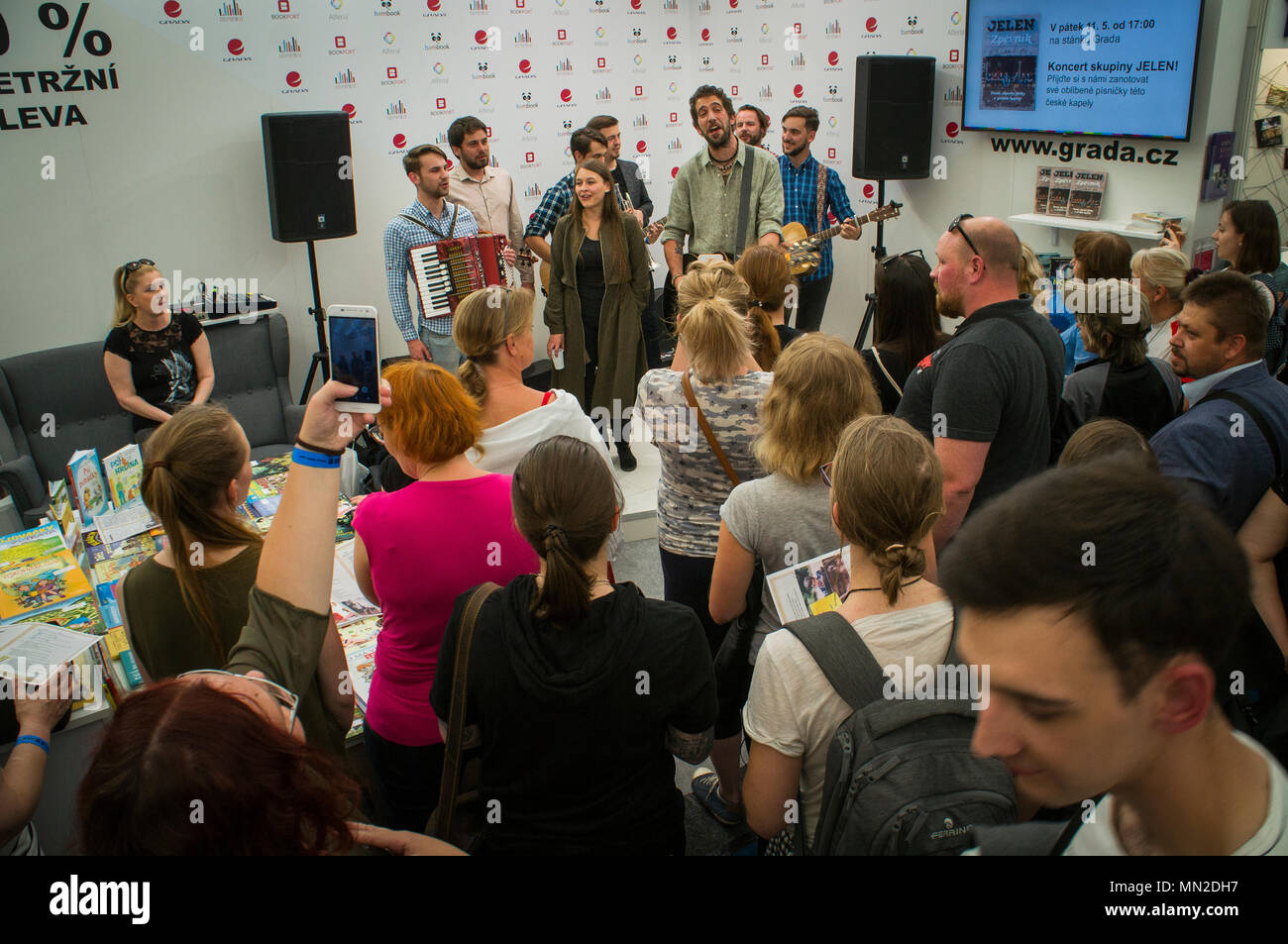 Die 24. Internationale Buchmesse und Literaturfestivals Book World Prag 2018 Stockfoto