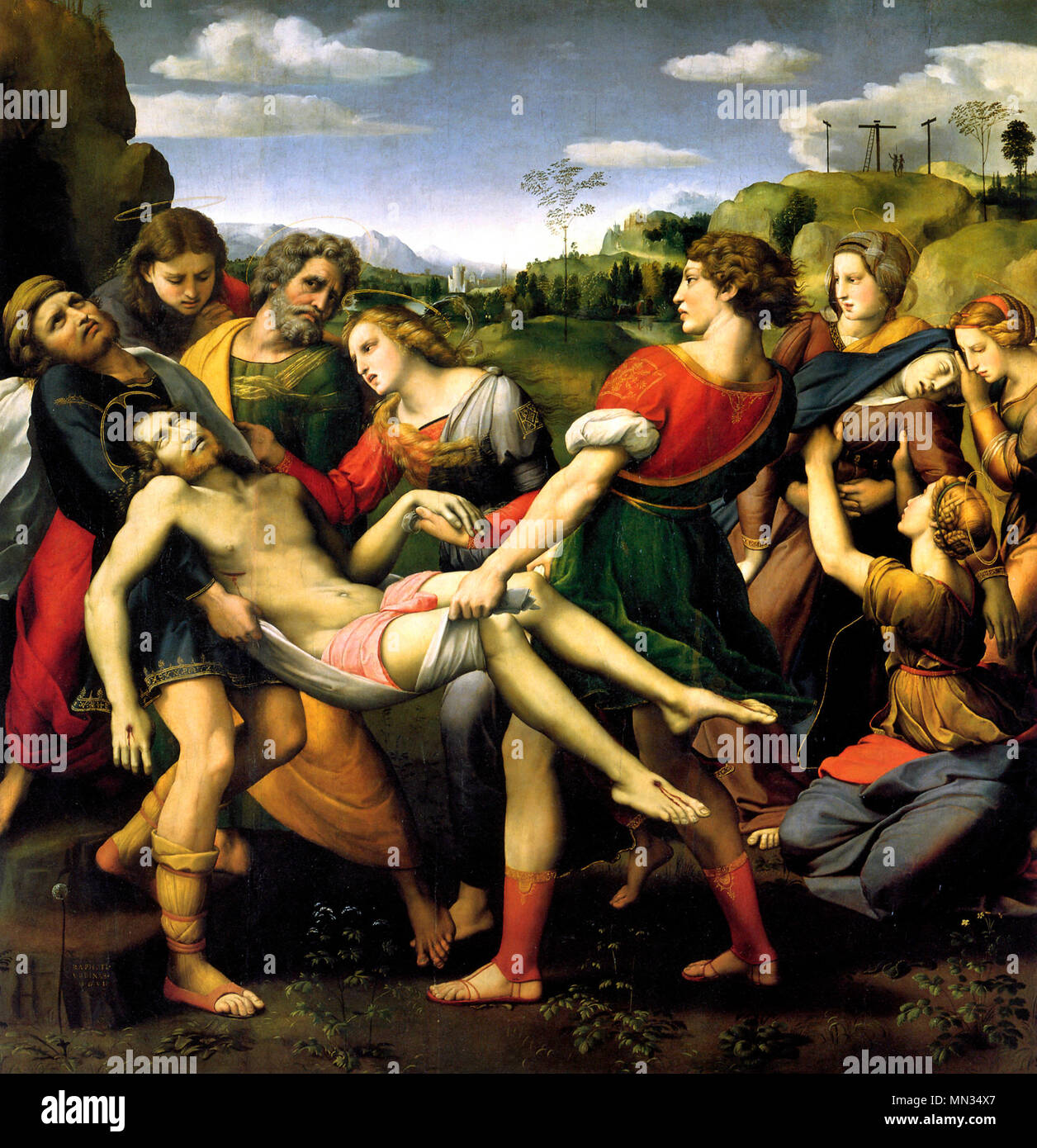 Die Abscheidung, Raphael, ca. 1507 Stockfoto
