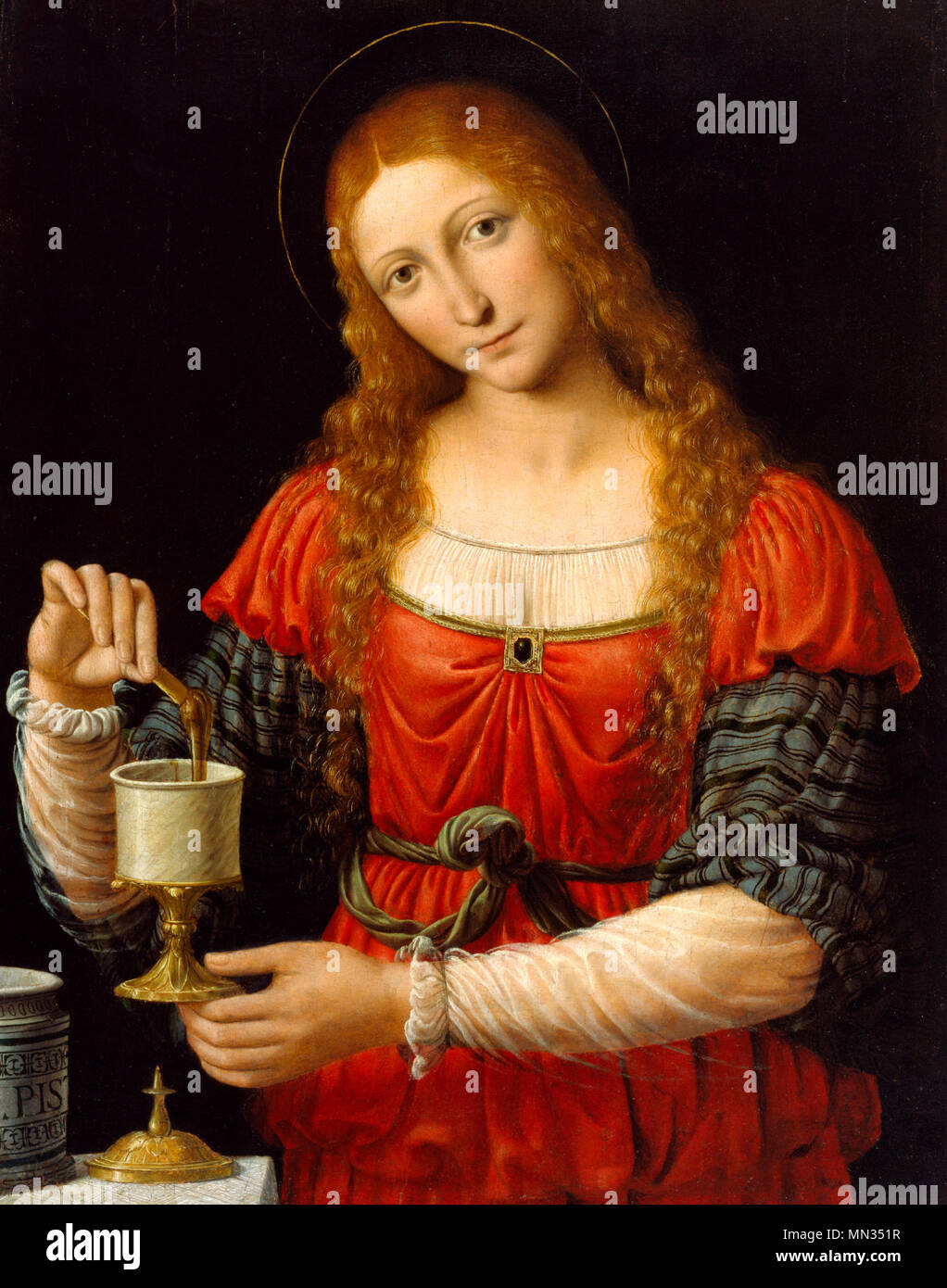 Maria Magdalena - Andrea Solario, ca. 1524 Stockfoto