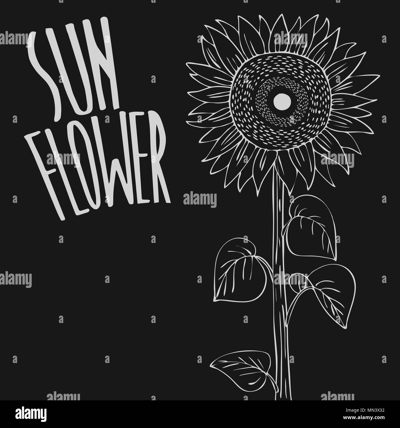 Sonnenblumen kreide kunst