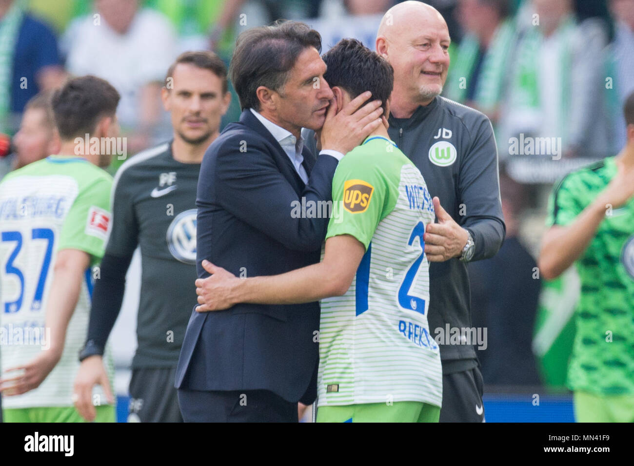 Wolfsburg Deutschland 12 Mai 2018 Bruno Labbadia L Coach