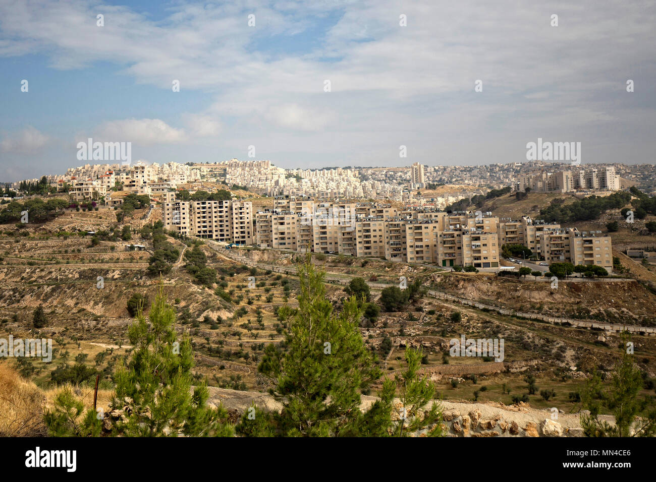 Jerusalem - Blick auf die Stadt Stockfoto