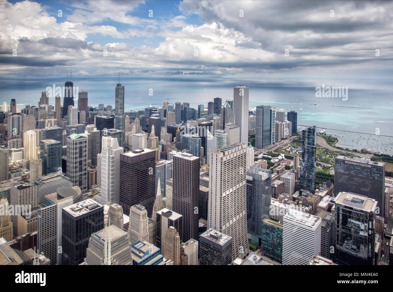 Skydeck, Willis Tower, Chicago, Illinois, USA Stockfoto