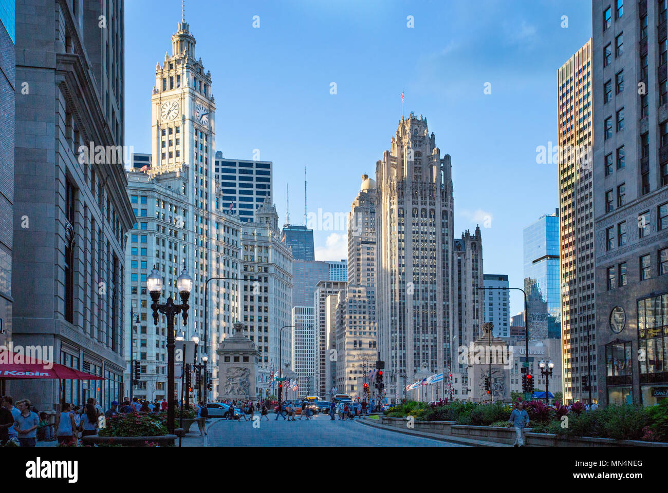 Innenstadt, Chicago, Illinois, USA Stockfoto