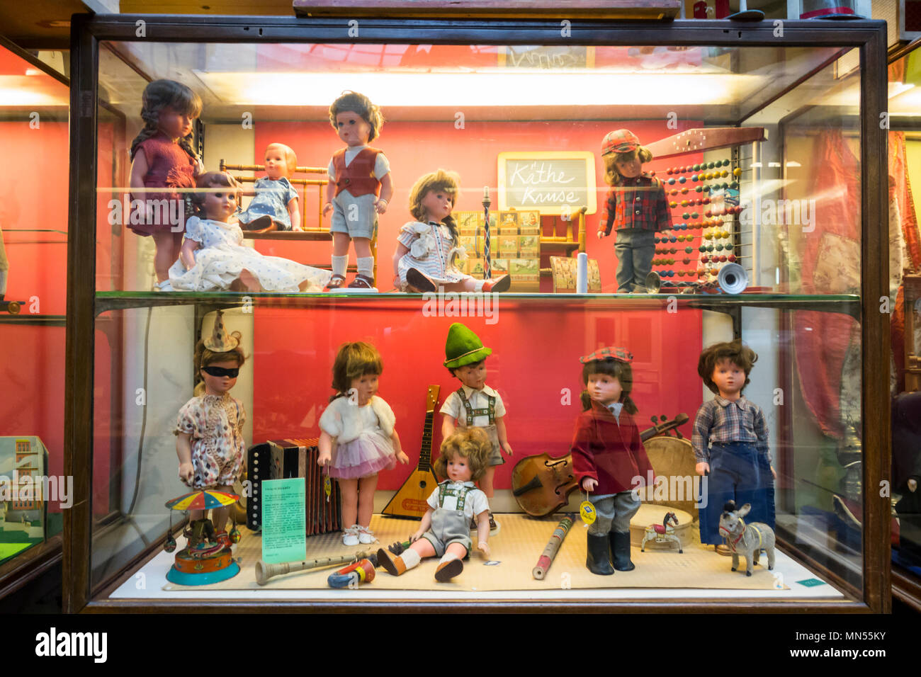 Im Spielzeugmuseum in Brüssel, Belgien Stockfoto