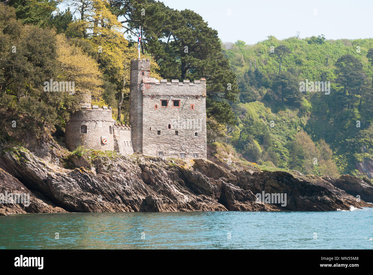 Blick auf Kingswear Castle, Devon, Großbritannien Stockfoto