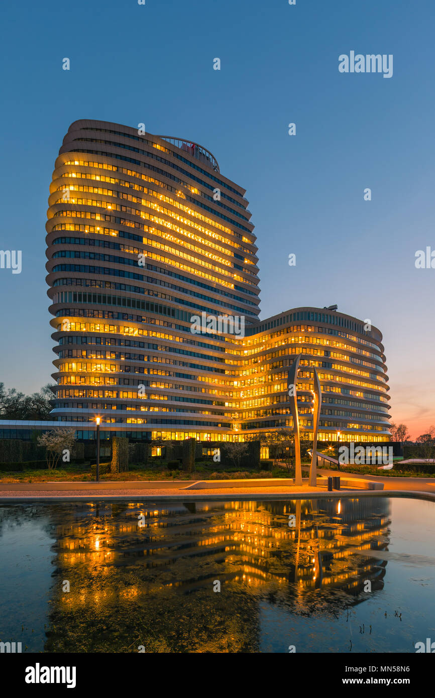 Der Dienst Uitvoering Onderwijs (DUO) ist die Exekutive Organisation des Ministeriums für Bildung, Kultur und Wissenschaft in Groningen, Niederlande. Stockfoto