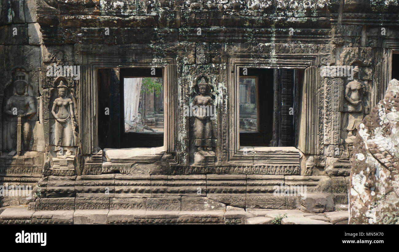 Antike Tempel Komplex von ankgor Wat in Kambodscha Stockfoto