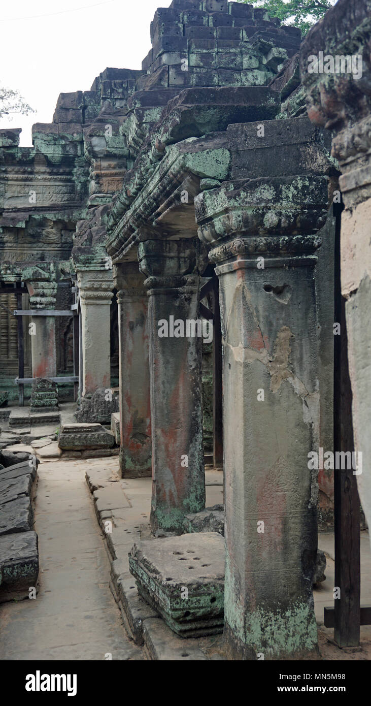 Antike Tempel Komplex von ankgor Wat in Kambodscha Stockfoto