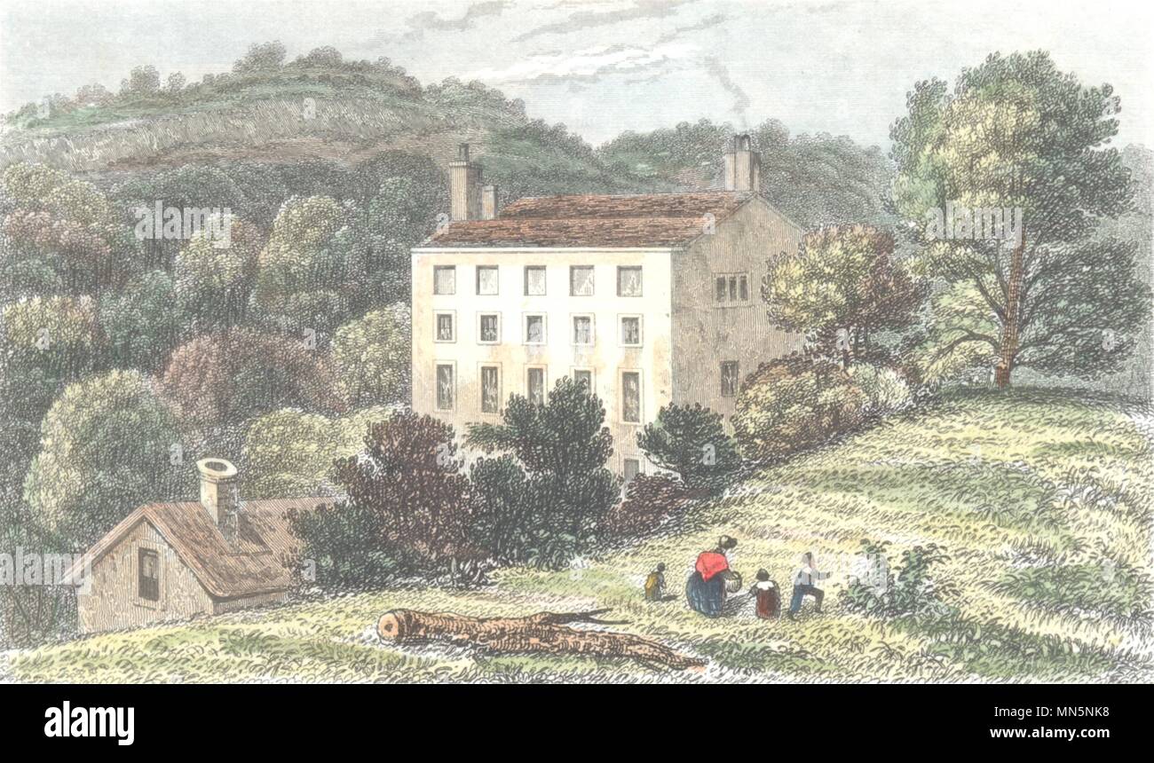 KENT. Quebec Haus. Der geburtsort General Wolfe. Westerham. (Schmidt) 1835 Stockfoto