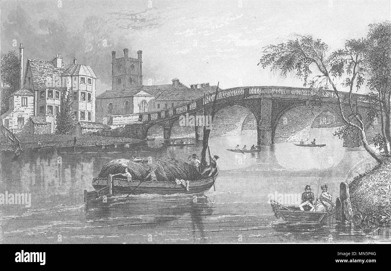 LONDON. Kew. DUGDALE c 1840 alte antike vintage Bild drucken Stockfoto