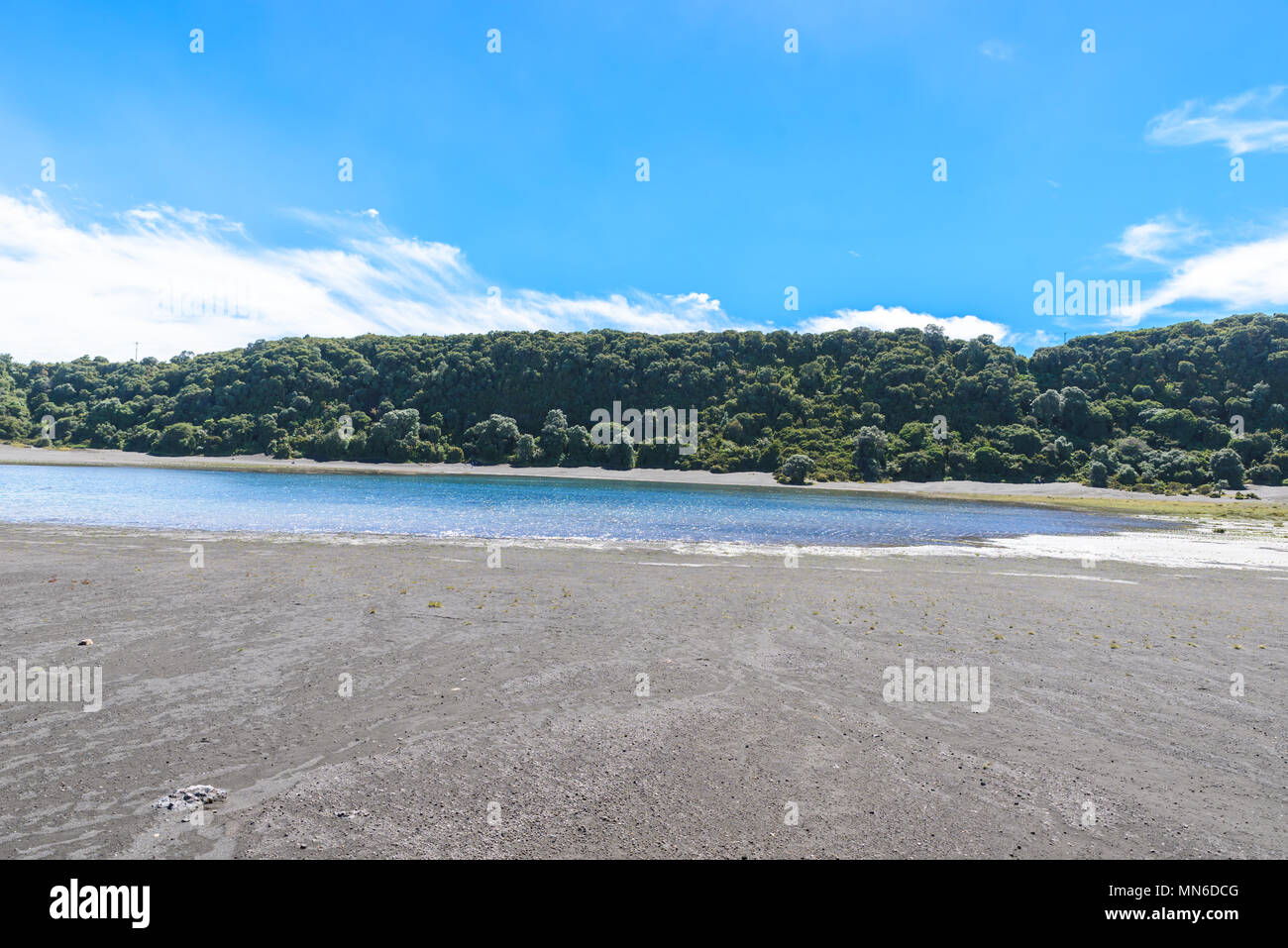 Vulkan Irazú - Crater Lake - Costa Rica Stockfoto