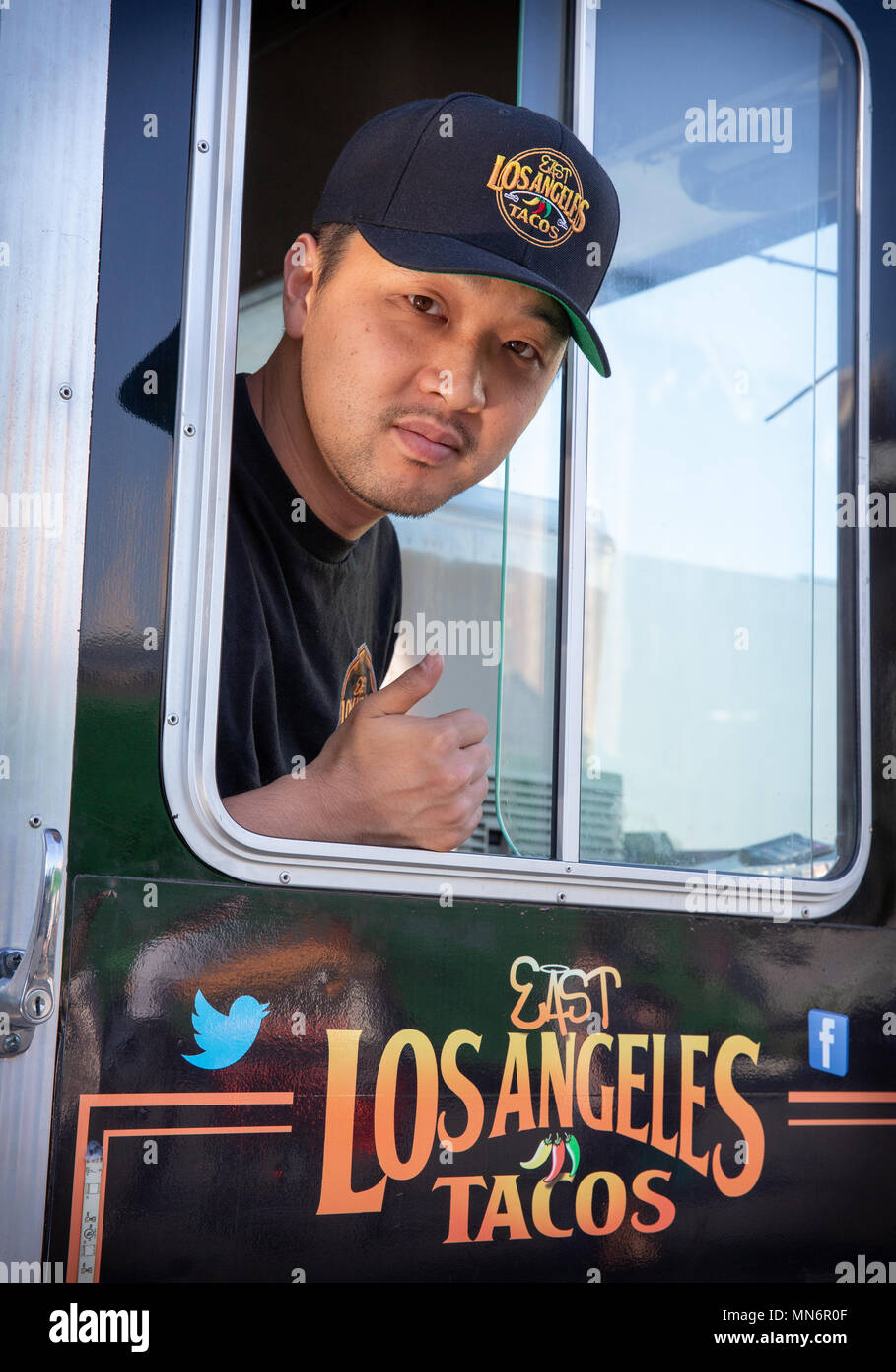 East Los Angeles Tacos, Taco Truck. Stockfoto