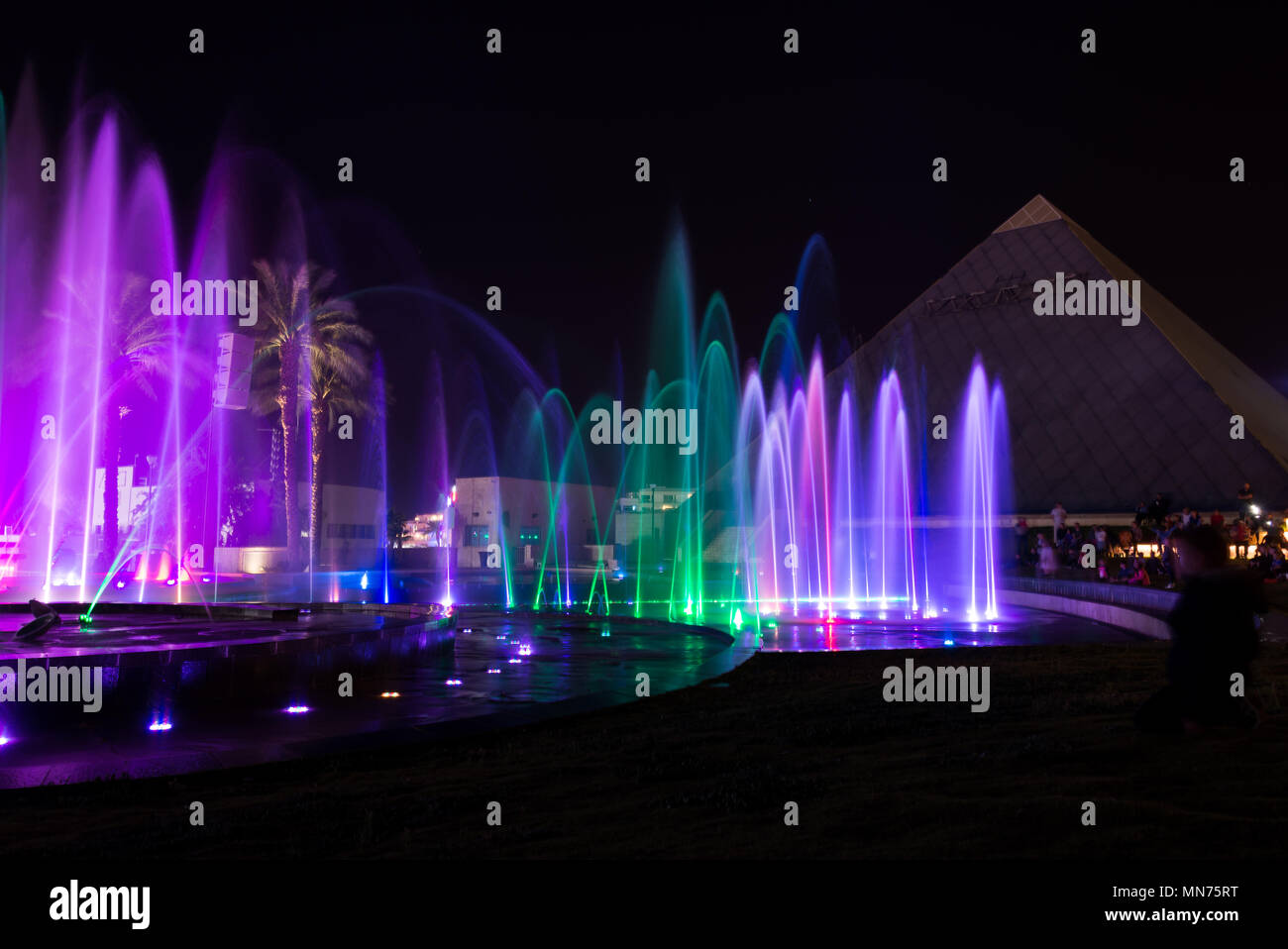 Musical Fountain Eilat, Israel Stockfoto