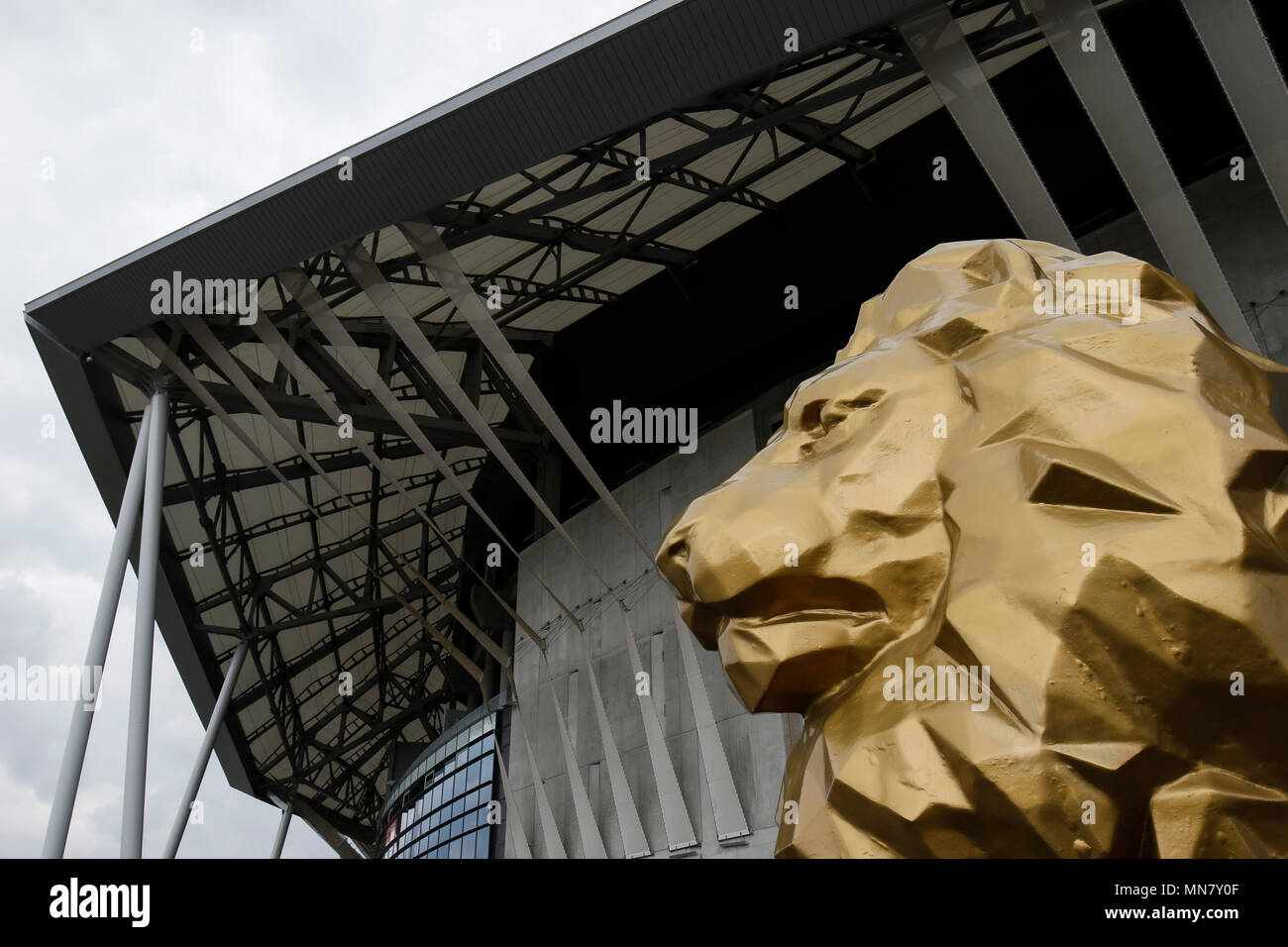 Einen allgemeinen Überblick über Parc Olympique Lyonnais vor der Europa League Finale bei Parc Olympique Lyonnais Mai in Lyon, Frankreich 15 2018. (Foto von Daniel Chesterton/phcimages.com) Stockfoto