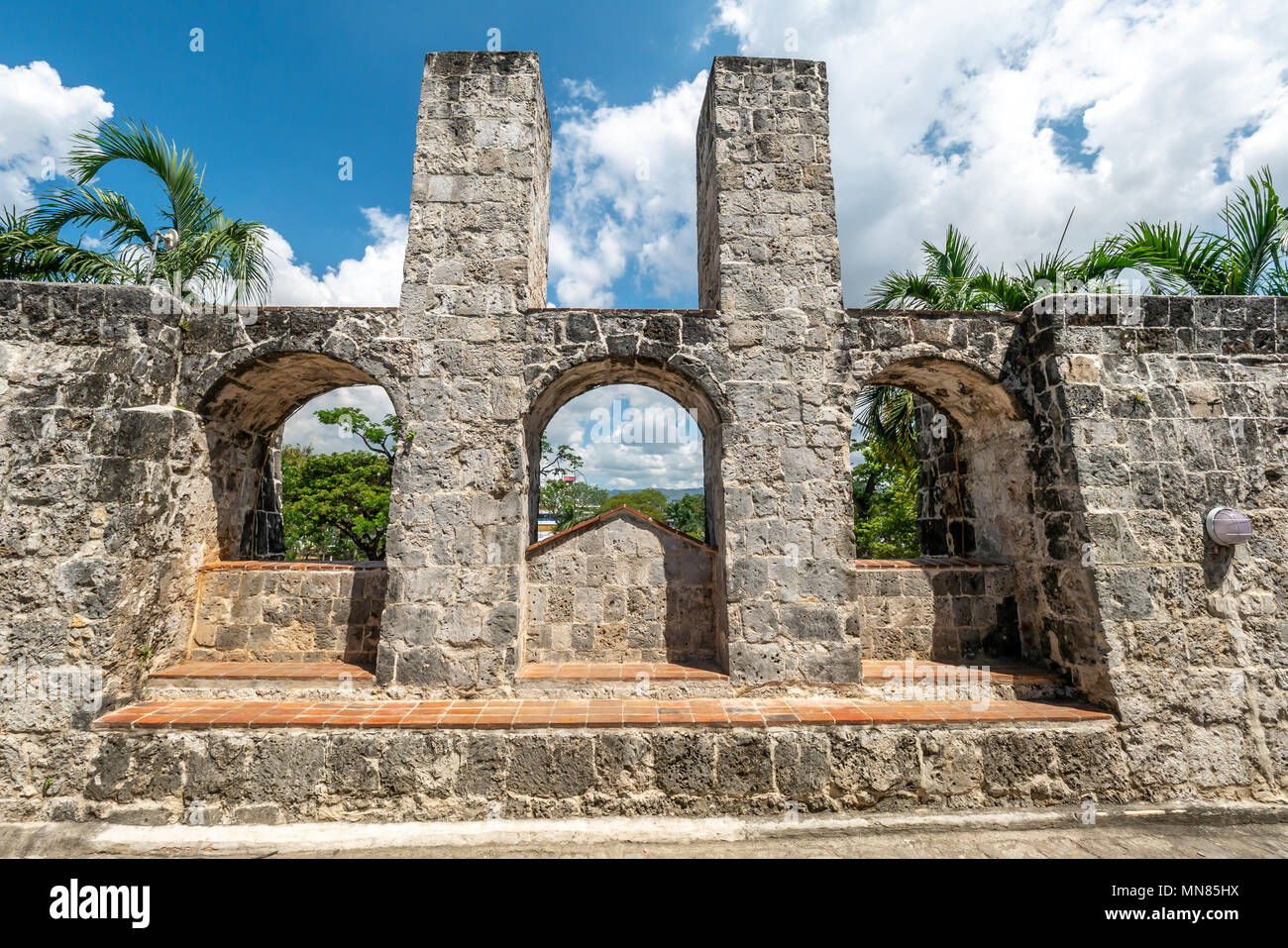 Schloss von Fort San Pedro in Cebu City, Philippinen Stockfoto
