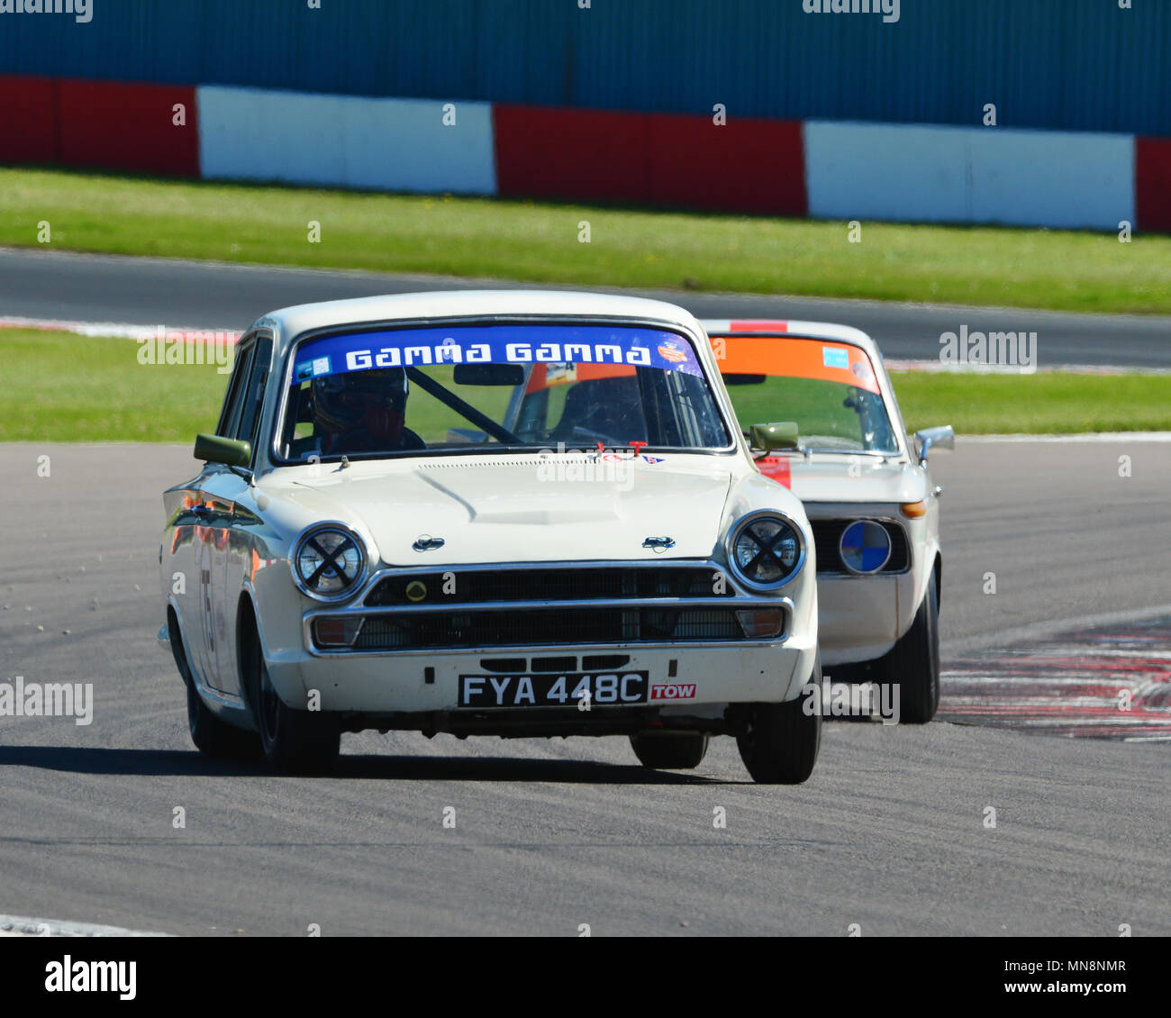 Richard Bateman, Stephen Upsdell, Ford Lotus Cortina, U2TC Trophäe für Pre 66 unter zwei Liter Tourenwagen, U2TC Trophäe, Pre-66 unter 2 Liter touring c Stockfoto