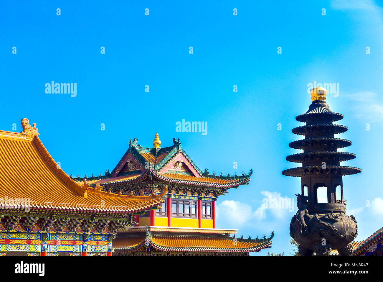 Pearl Bay Tempel, Yangjiang Stadt, China Stockfoto