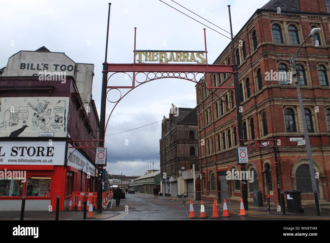 Die barras in Glasgow, Schottland Stockfoto