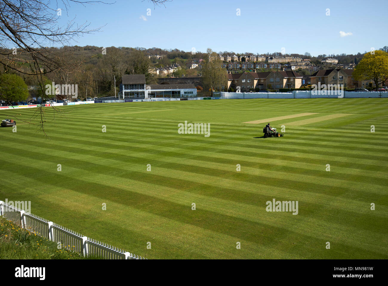 Badewanne Recreation Ground zu Hause Badewanne Cricket Club Badewanne England Großbritannien Stockfoto