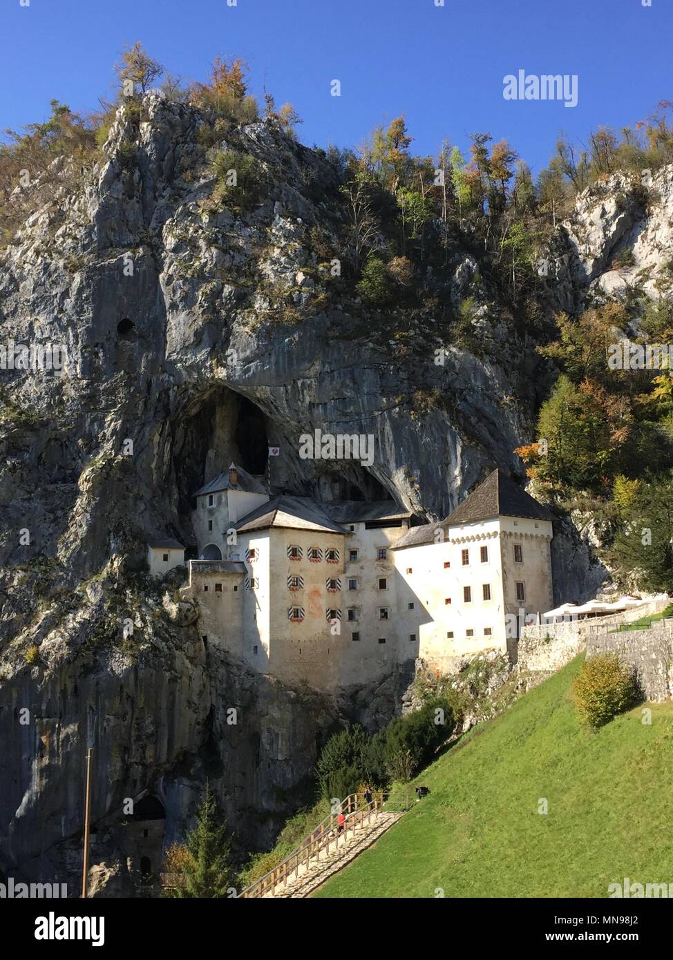 Burg Predjama, Slowenien Stockfoto