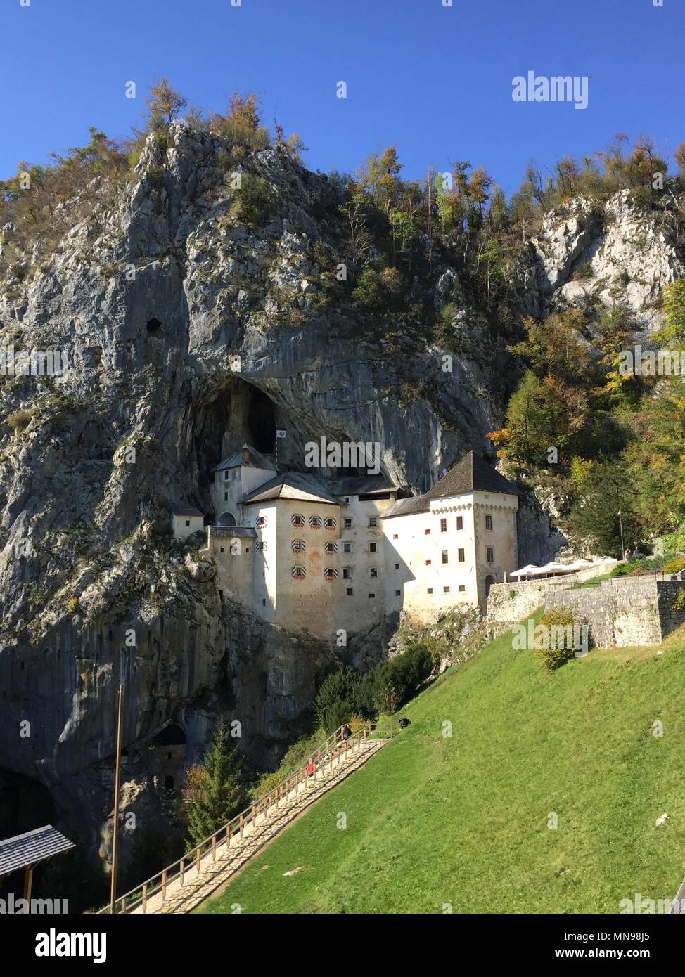 Burg Predjama, Slowenien Stockfoto