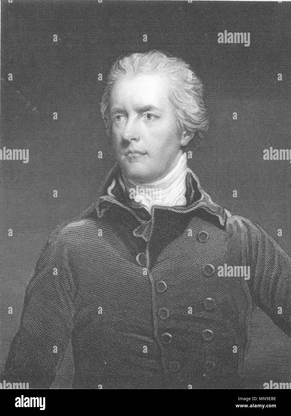 Politik. William Pitt c 1840 alte antike vintage Bild drucken Stockfoto