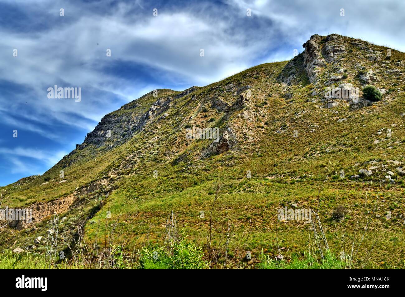 Schönen sizilianischen Bergwelt, Italien, Europa Stockfoto