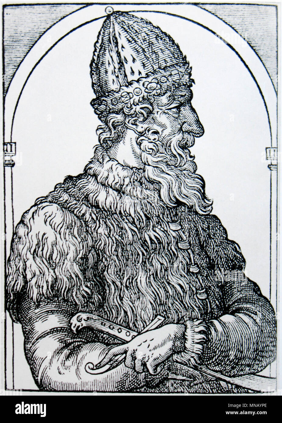 Iwan III. von Russland, Ivan III Wassiljewitsch (1440 - 1505, Moskau), "Iwan der Große" Stockfoto