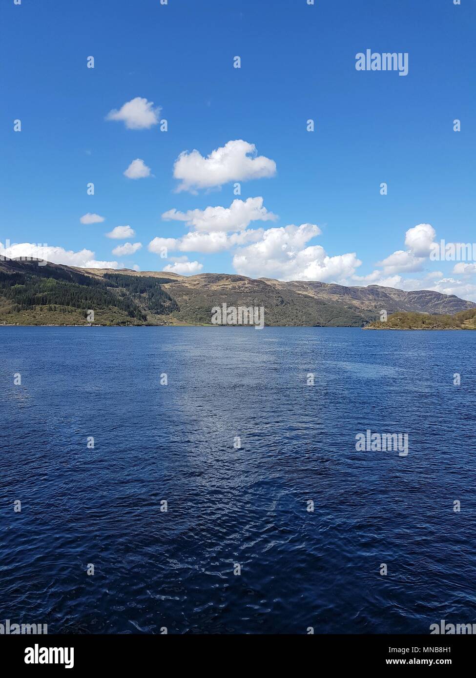 Schönen Fluss Clyde in Schottland, Großbritannien Stockfoto