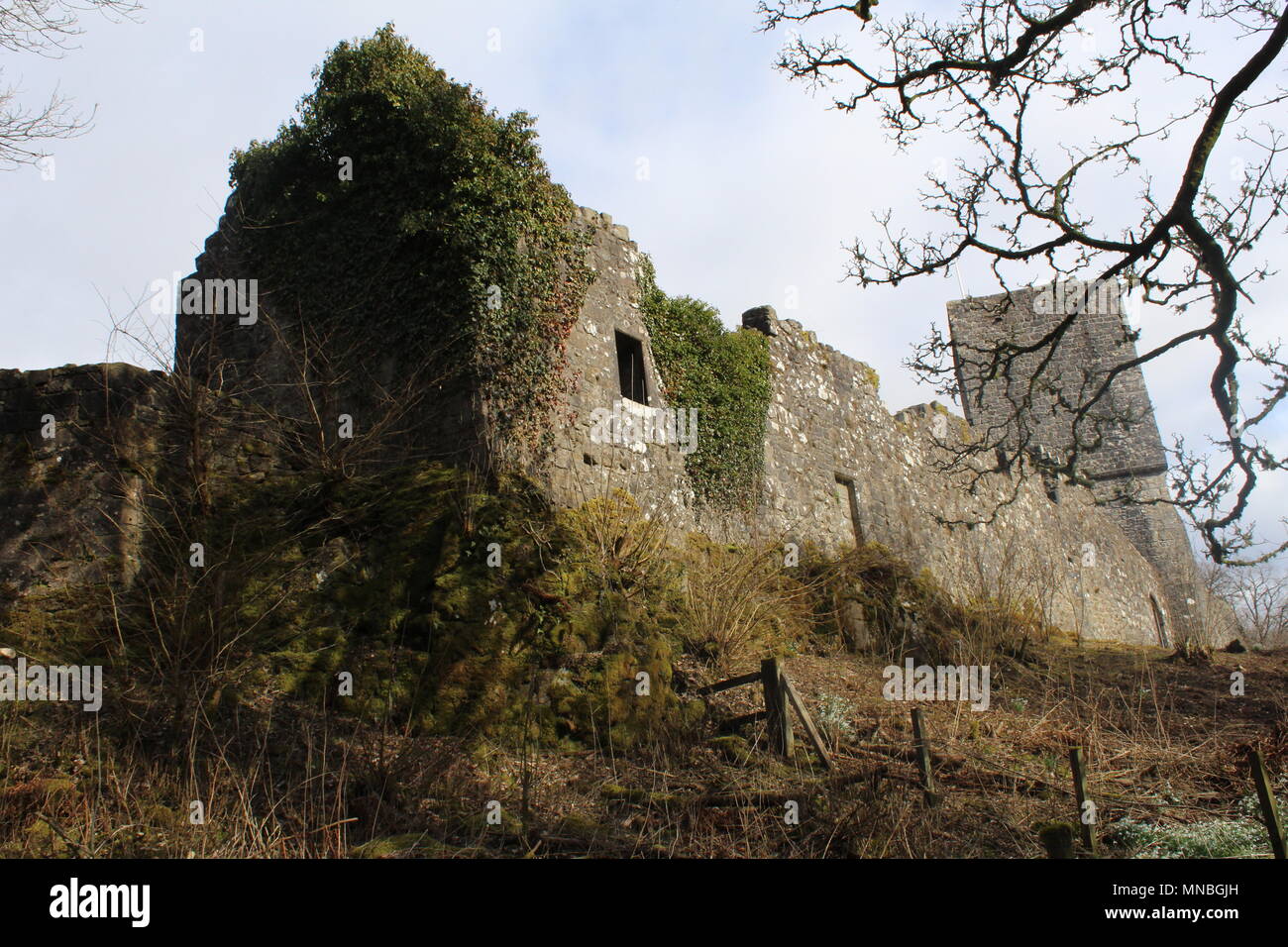 Schottischen Schloss Clan Graham Hochburg Stockfoto