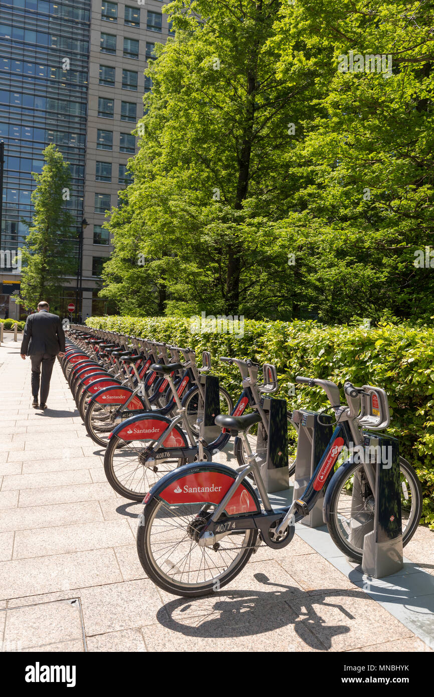 Santander Fahrräder Stockfoto