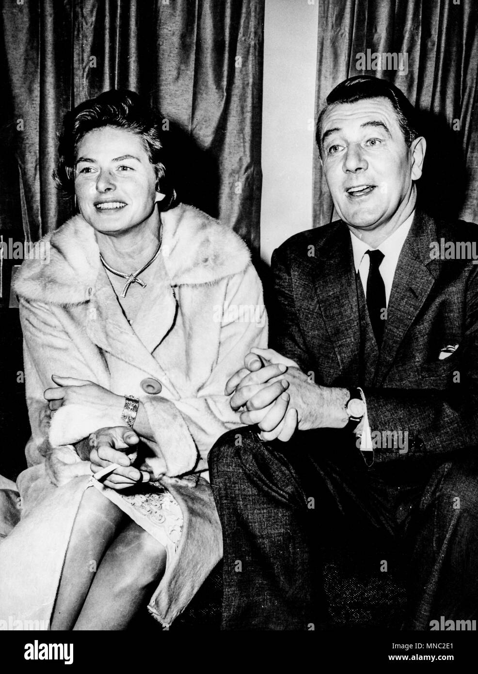 Ingrid Bergman, Michael Redgrave, Barrymore Theatre, New York, 1961 Stockfoto