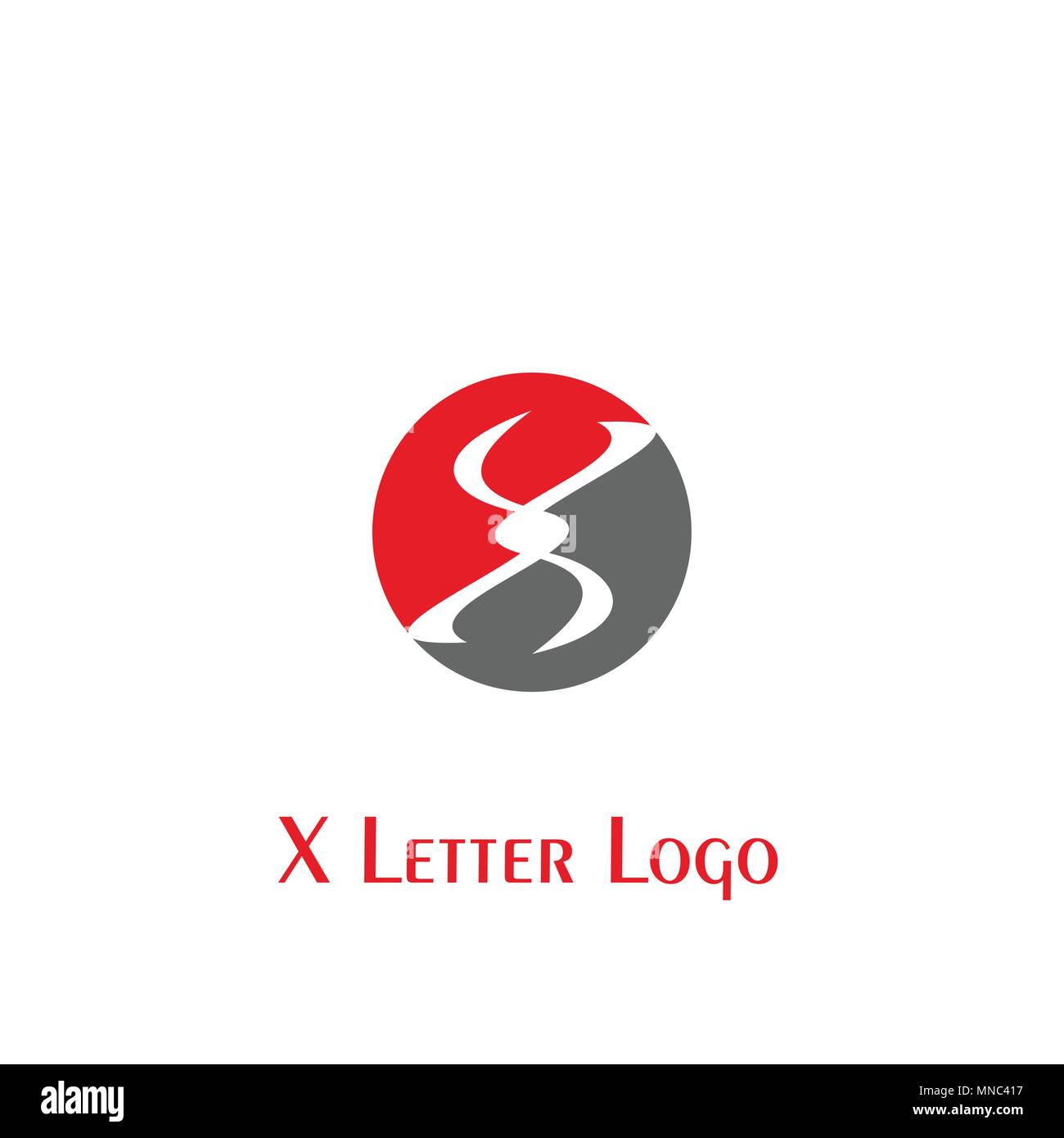 Abstrakte X schreiben Logo, Vector Icons. Stock Vektor