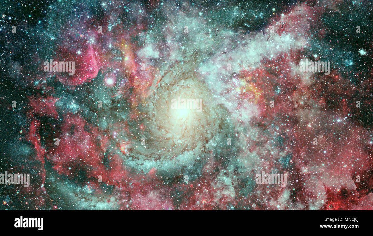 Hintergrund des Universums. Sternhaufen und Nebel - eine Wolke im Weltraum. Abstrakte astronomische Galaxy. Elemente dieses Bild von der NASA eingerichtet. Stockfoto