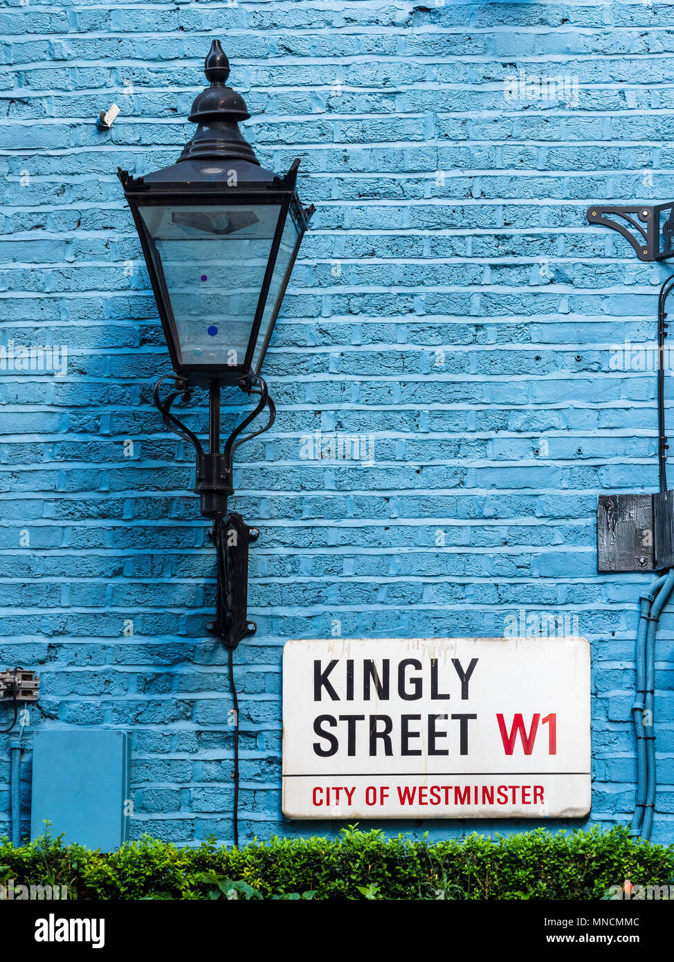 Soho Straßenschilder Serie - königliche Straße - Londons Stadtteil Soho Straßenschilder Stockfoto