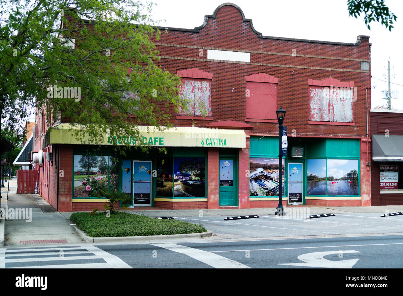 Mexikanischen Cafe in der Innenstadt von Foley, Alabama, USA. Stockfoto