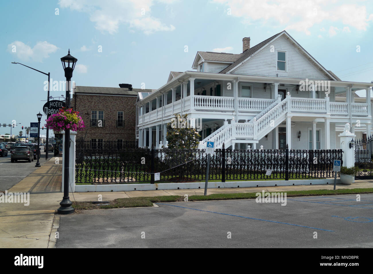 Hotel Magnolia in der Innenstadt von Foley, Alabama, USA. Stockfoto