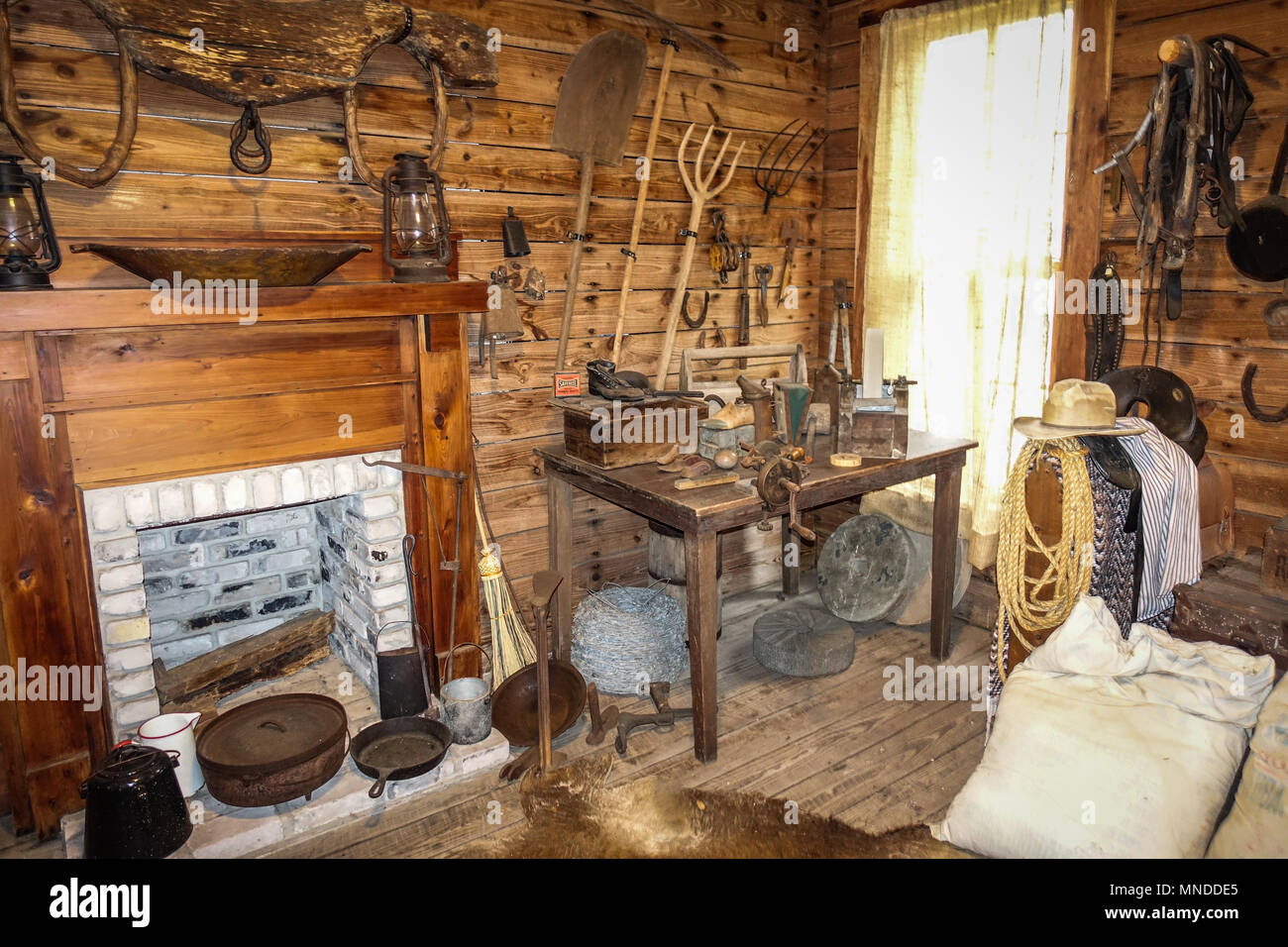 Fort Weihnachten Historical Park in Orange County Central Florida Stockfoto