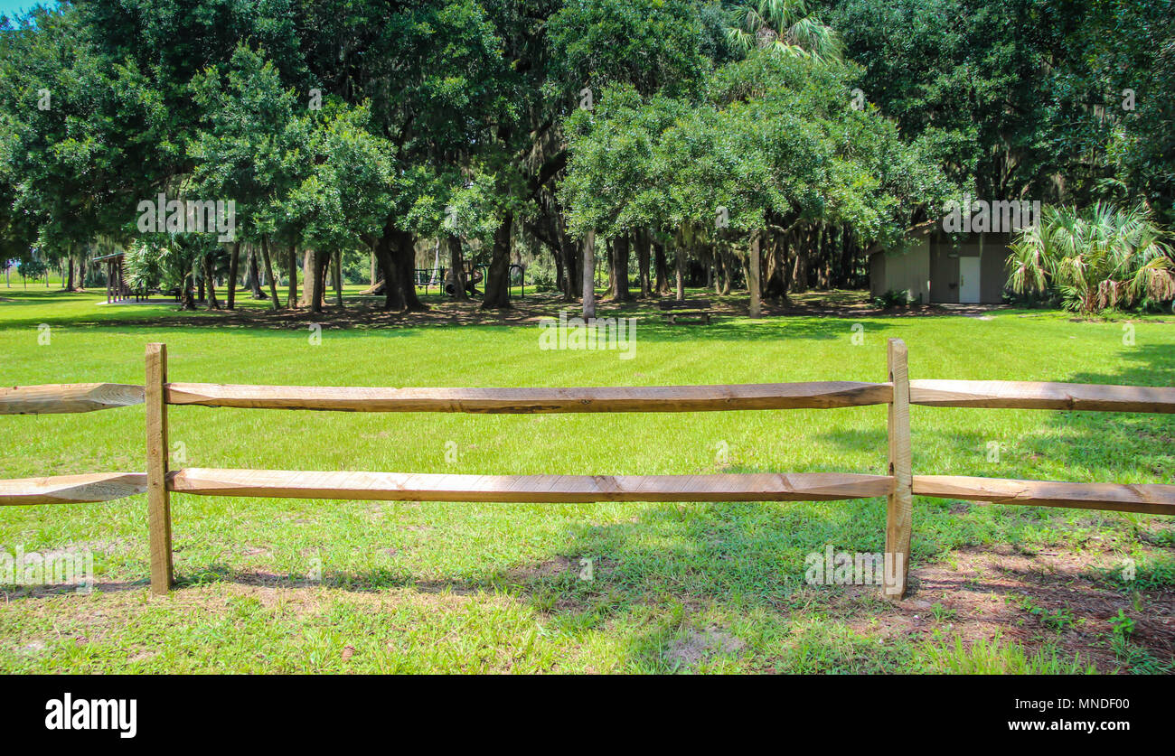 Marjorie Kinnan Rawlings Historic State Park in Hawthorne Florida Stockfoto