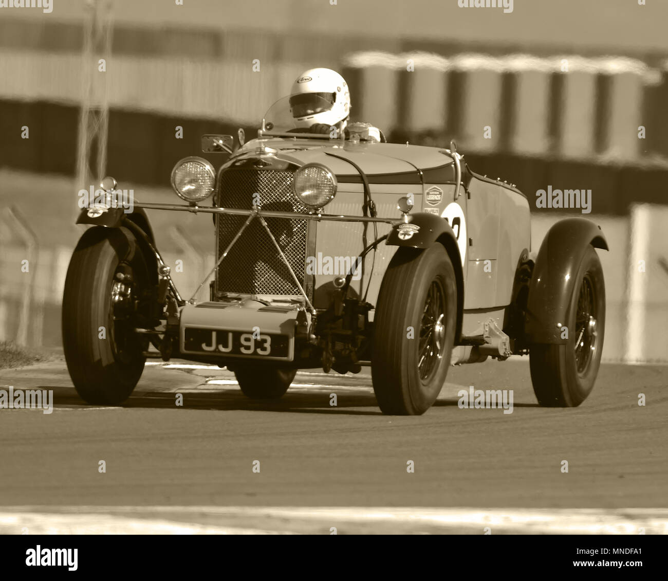 Michael Birke, Talbot 105, Mad Jack, Sportwagen, Donington historische Festspiele, 2018, Rennsport, Motorsport, Motorsport, Nostalgie, racing, Stockfoto