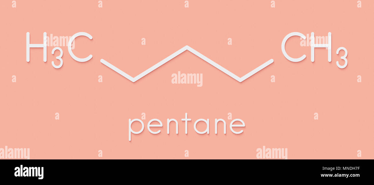 Pentane Hydrocarbon Molecule Alkane Stockfotos und bilder Kaufen Alamy