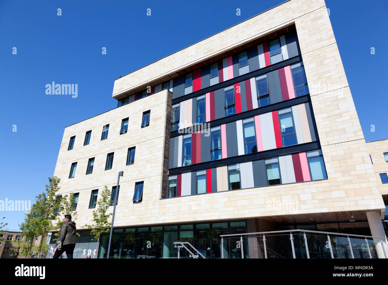 Die David Hockney Gebäude in Bradford College, Bradford, West Yorkshire Stockfoto