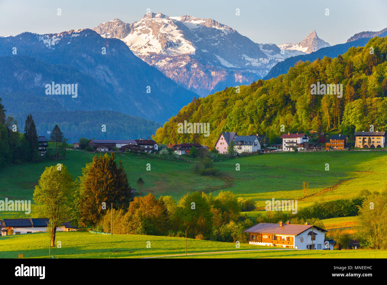 Berchtesgadener Land in der Nähe von Berchtesgaden, Bayern, Deutschland Stockfoto